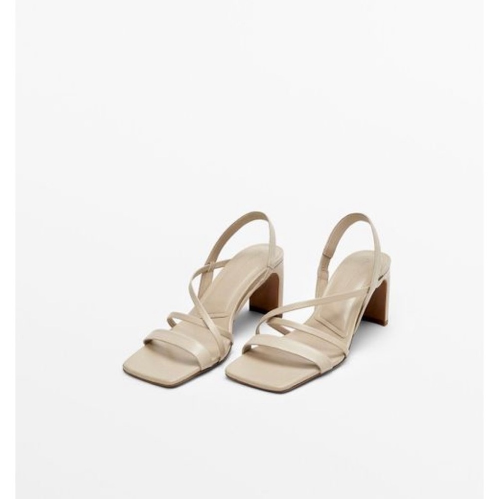 Massimo Dutti nude shoes
